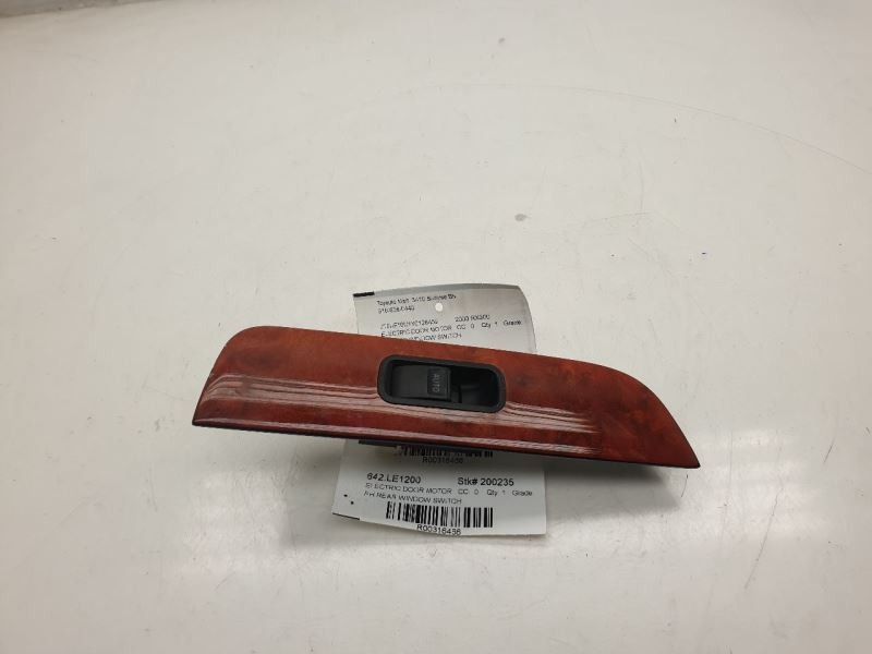 2000 LEXUS RX300 PASSENGER SIDE REAR DOOR WINDOW SWITCH