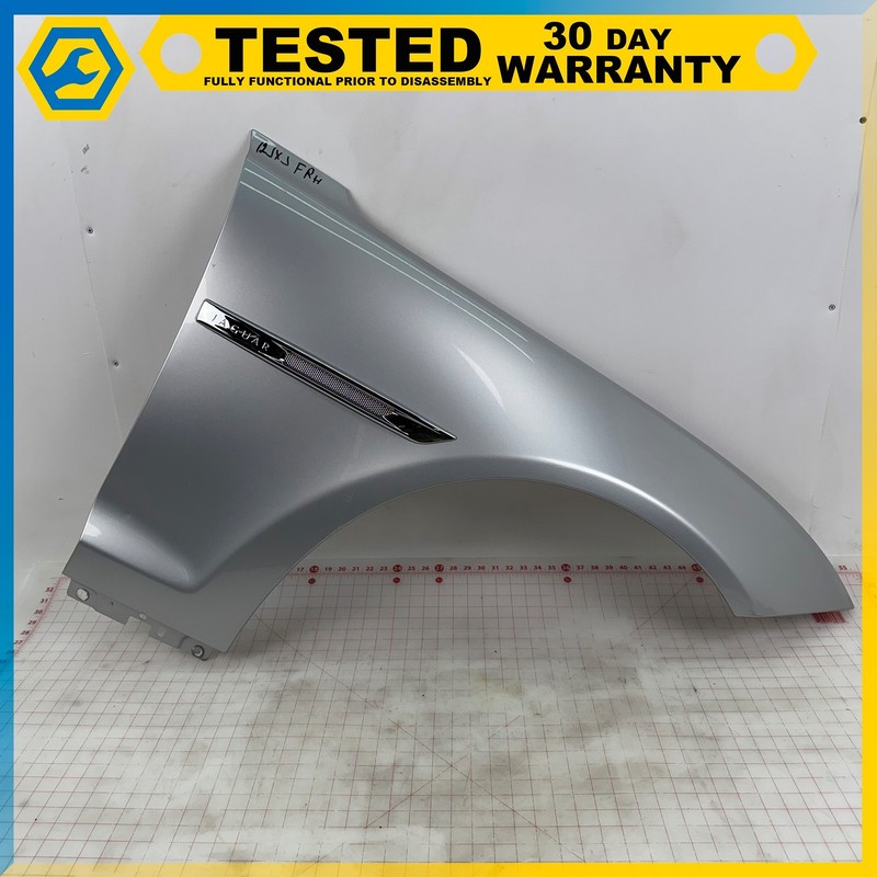 10-19 JAGUAR XJ FRONT RIGHT PASSENGER SIDE WHEEL FENDER PANEL SILVER OEM