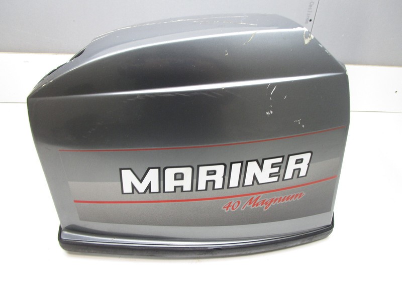 9868A8 Mercury Mariner Outboard Top Engine Cover Cowl 40HP Magnum Manual Start N
