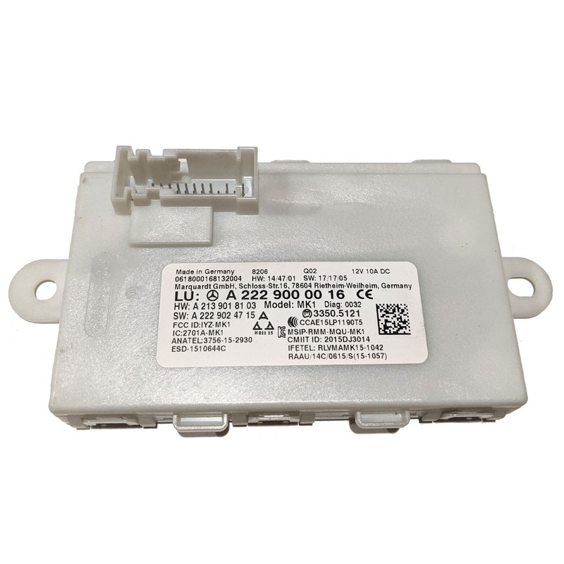 OEM Keyless Go Entry Control Unit Mercedes-Benz AMG GT C CLS E GLC S 2229000016
