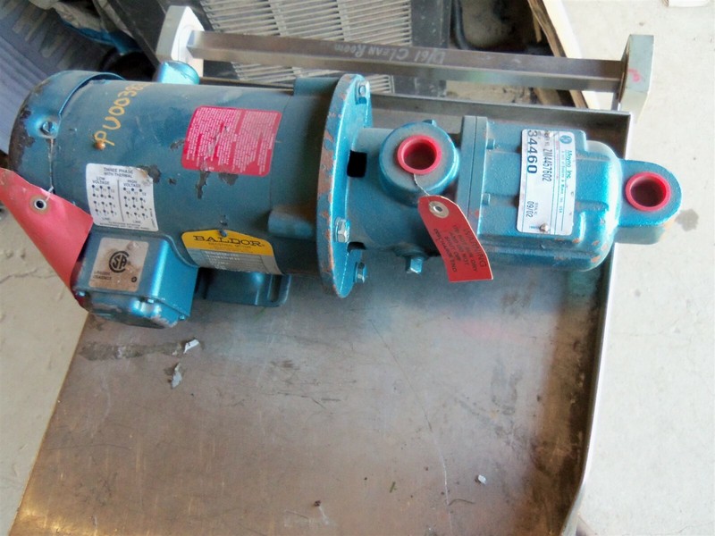 Baldor 4013-154334460 330-4528-100 1/2 HP 1725 RPM 56CZ Pump Motor Assy