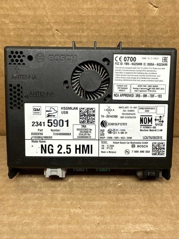 2016-2018 GM OEM 2.5 HMI HUMAN MACHINE INTERFACE CONTROL MODULE 23415901