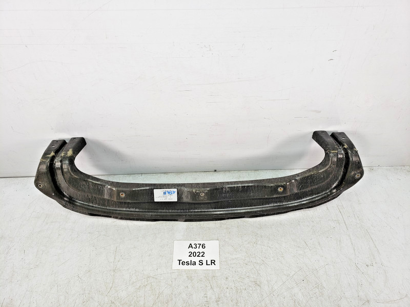 ✅ 21-24 OEM Tesla Model S Front Lower Ankle Catcher Impact Bar Carbon Fiber