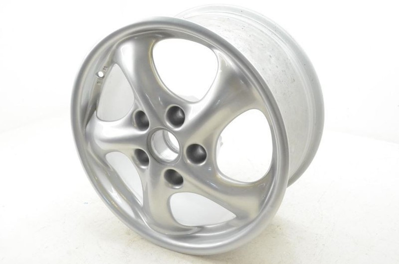 1999-2001 Porsche 911 Carrera 17x9 Inch 5 Spoke Refurbished Wheel