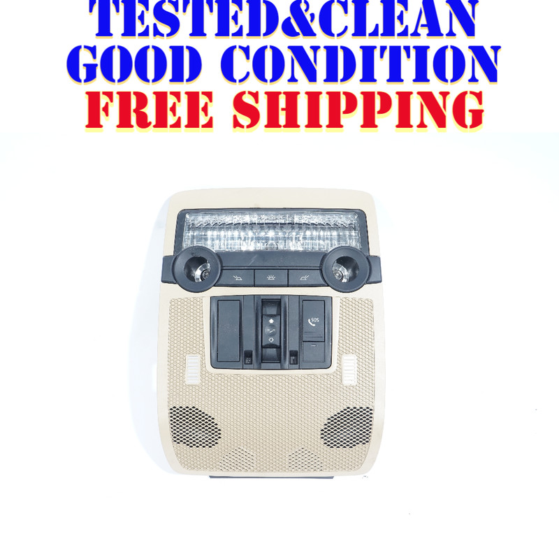 2007 - 2010 BMW X5 E70 DOME MAP LIGHT W/ SUN ROOF SWITCH 9166739 OEM