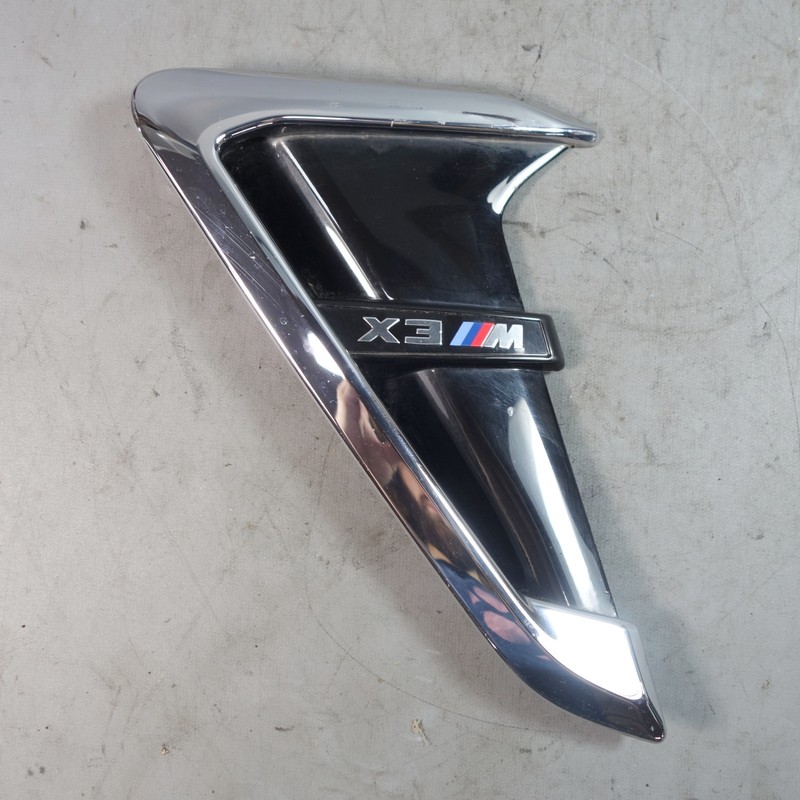 20-23 BMW F97 X3M Left Front Drivers Ext Fender Grille Trim Air Duct Cover OEM