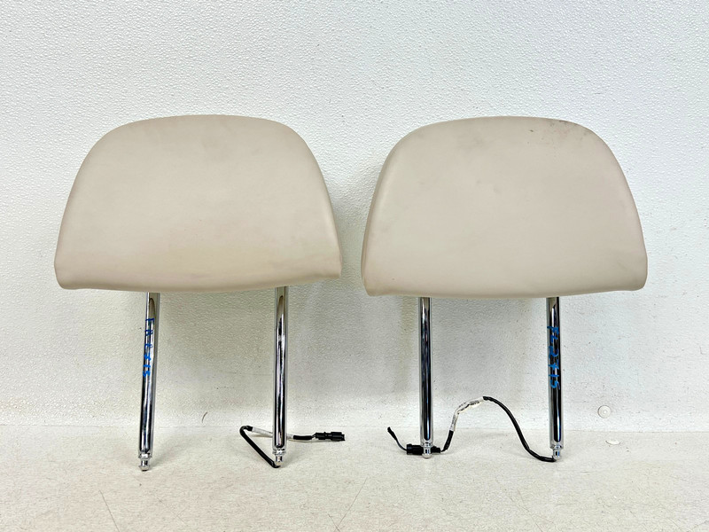 ⭐2013-2015 BMW 750I FRONT LEFT & RIGHT SIDE SEAT HEADREST PAIR SET OEM LOT2715