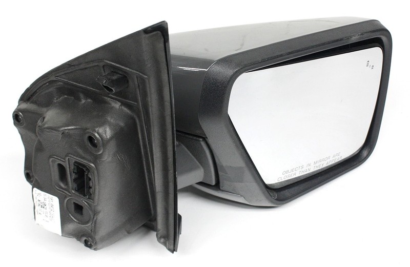 OEM Right Passenger Side Exterior Mirror For Ford F150 Leadfoot Gray (JX, M7394)