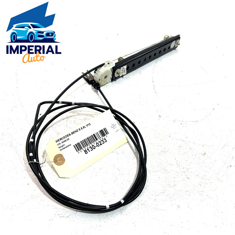 2007-2009 MERCEDES S-CLASS FRONT RIGHT SIDE SEAT BELT ADJUSTER RAIL CABLE OEM