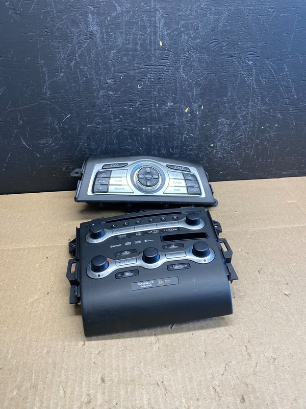 2009 - 2010 Nissan Murano AM FM Radio CD Climate Control Panel Oem AC6348 DG