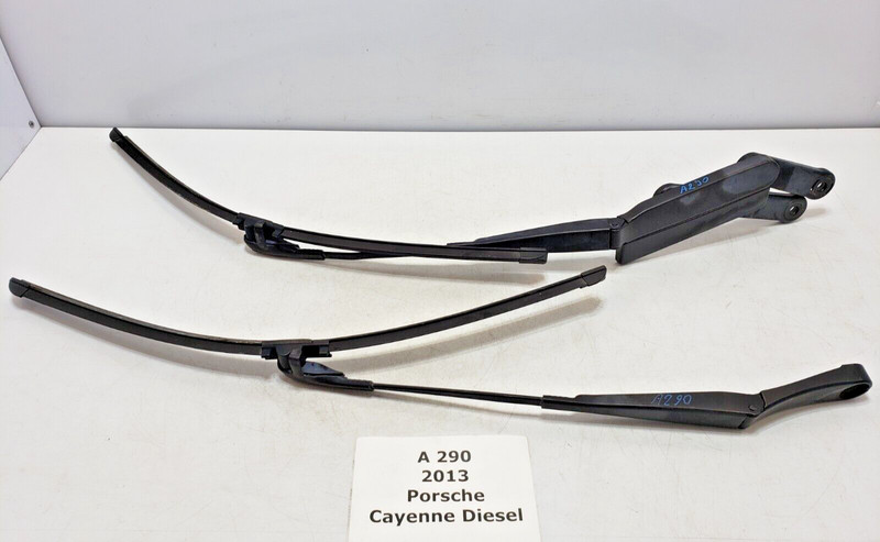 ✅ 11-18 OEM Porsche Cayenne 958 Front Right Left Side Windshield Wiper Arm SET