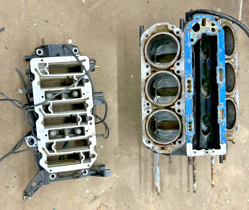 MERCURY BLOCK 175 HP 2.5 L Crankcase Crank Case FRESHWATER!