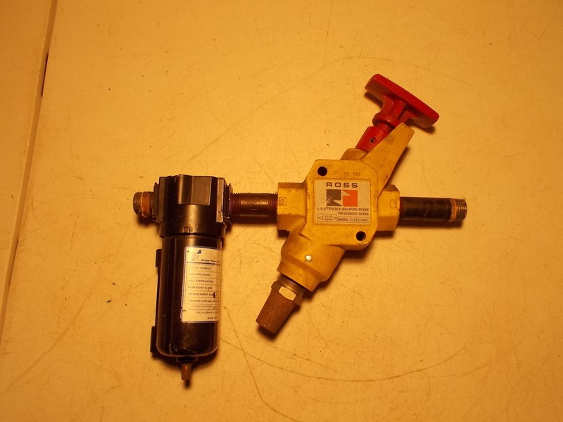Ross Y1523C4002 Energy Isolation Device Assembly Arrow Pneumatic *FREE SHIPPING*
