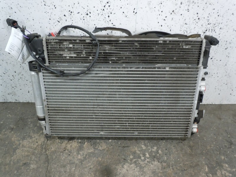 07-10 Mini Cooper S Radiator AC Condenser Cooling Fan OEM Hatchback Manual Trans