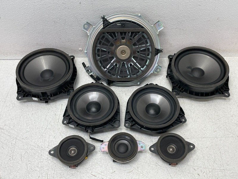 15 16 17 18 Lexus RC350 Audio Sound Subwoofer Door Tweeter Speaker Set 1405 OEM
