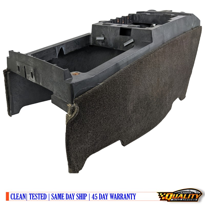 03-07 Hummer H2 Center Console Base Frame Shell w/Rear Console Panel Cover Trim