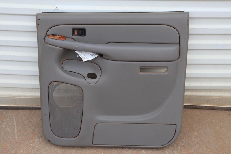 2007 GMC SIERRA 2500 CREW REAR RIGHT PASSENGER INNER DOOR PANEL TRIM COVER OEM