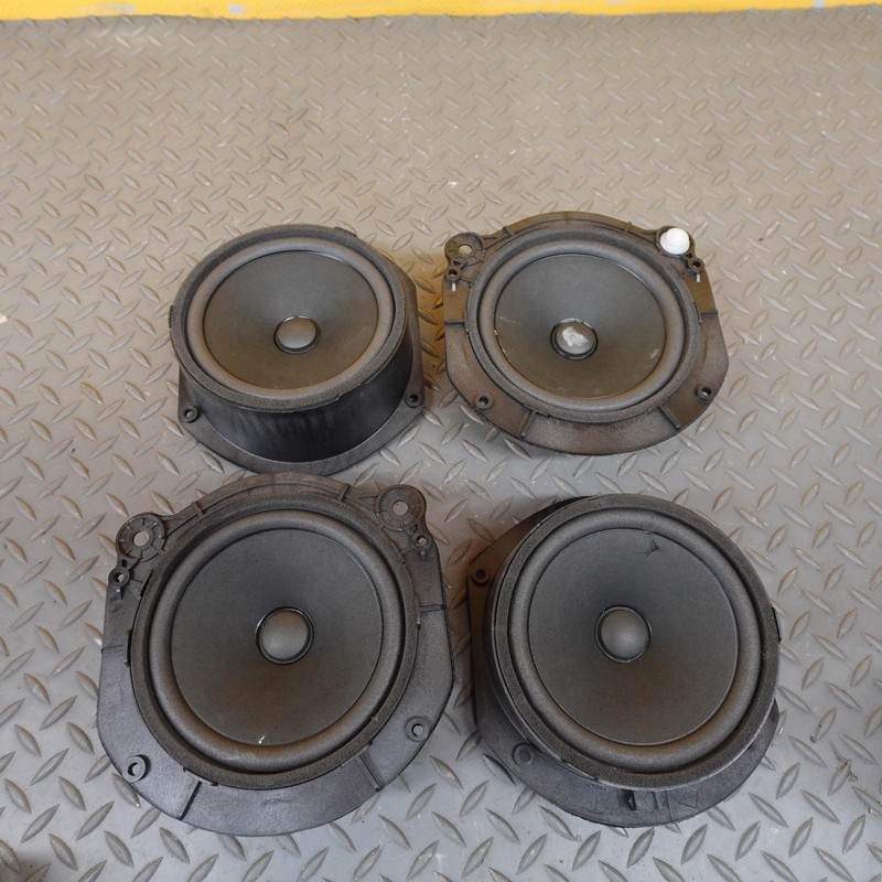 2016-2018 TESLA MODEL X SET OF DOOR AUDIO WOOFER SPEAKER OEM 1004833-02-A