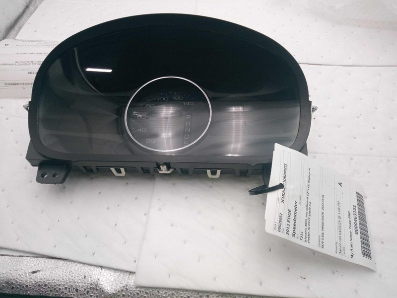 2013 Ford Edge Speedometer Gauge White OEM 494407 123K Miles