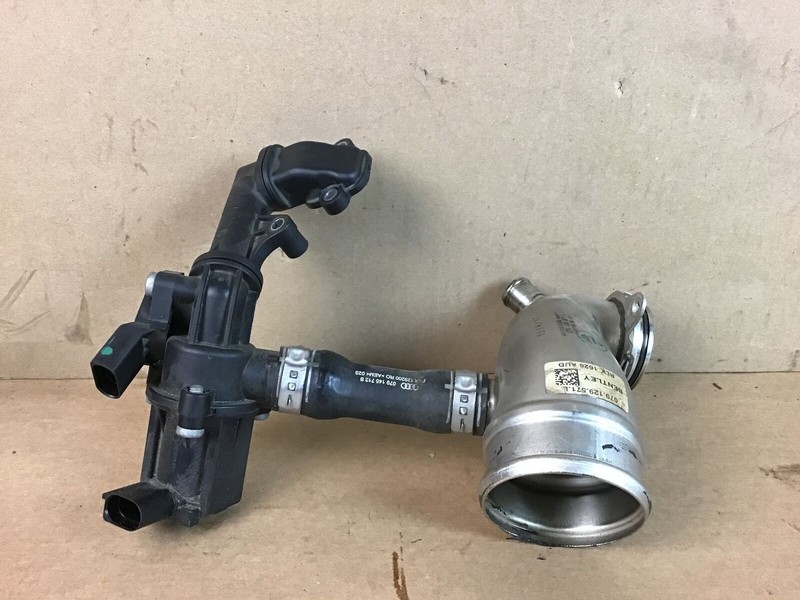Bentley Continental GT V8 4.0L Left Turbo Air Intake Pipe Valve Sensor 12-18 :Y