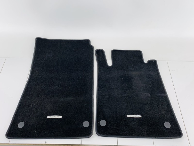 09-11 MERCEDES BENZ SLK300 FRONT RIGHT & LEFT SIDE FLOOR CARPET MAT SET OF 2 OEM
