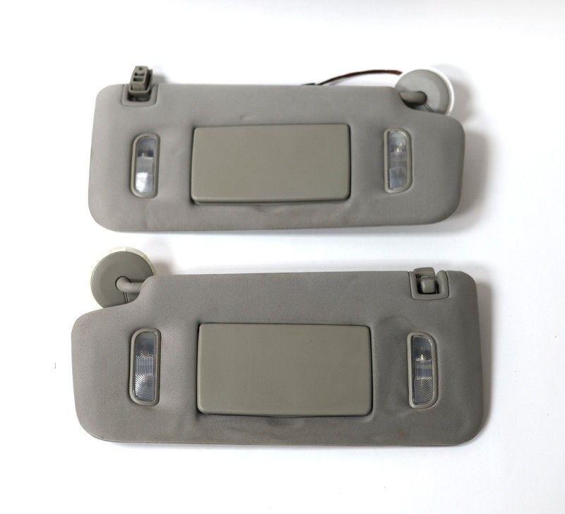 2009-2015 Cadillac CTS-V Sedan Sun Visors w/lighted mirrors, PAIR GM USED