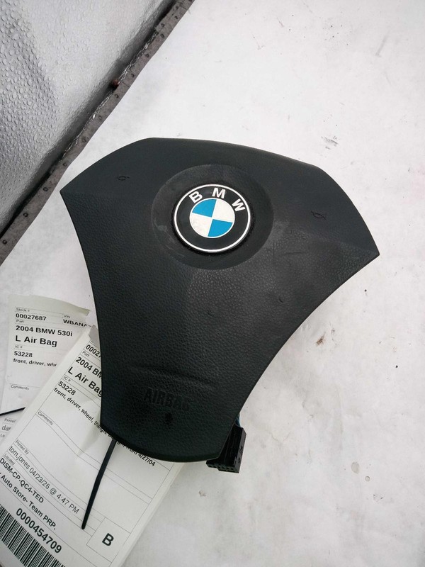 2004 BMW 530I Steering Wheel Air Bag Black Used OEM 266990 165K Miles
