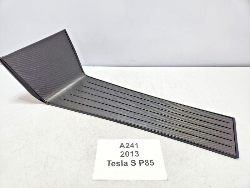 ✅ 12-16 OEM Tesla Model S Console Yacht Floor Finisher Carbon Fiber