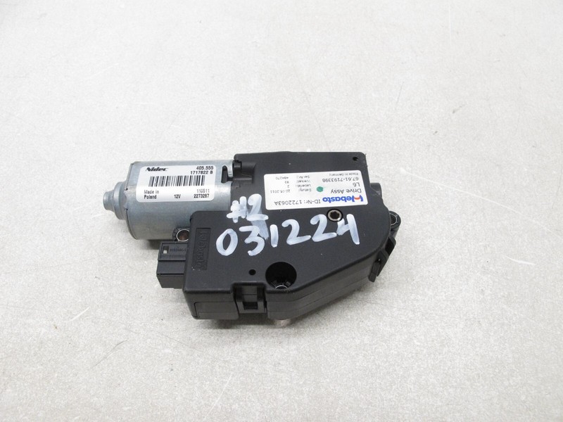 09-21 BMW 2 3 4 5 7 M X1 X3 X4 X5 X6 SUN ROOF SHADE GLASS MOTOR OEM 031224 2