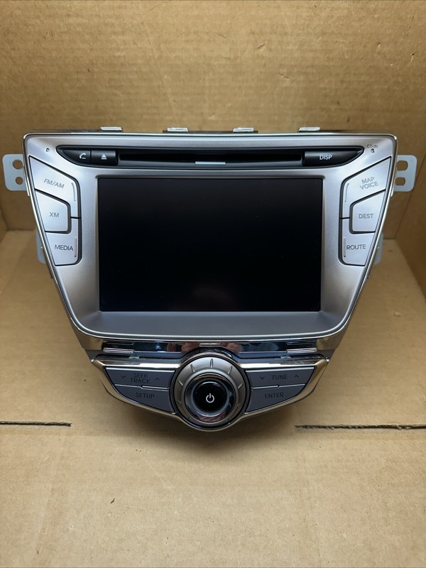 11-13 HYUNDAI ELANTRA RADIO RECEIVER DISPLAY SCREEN NAVIGATION 96560-3X150RA5