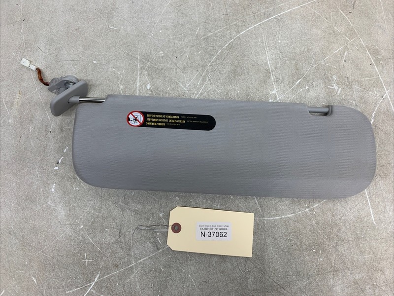 Tesla Model 3 Right Passenger Sun Visor 1490406-01-B 37062 B104