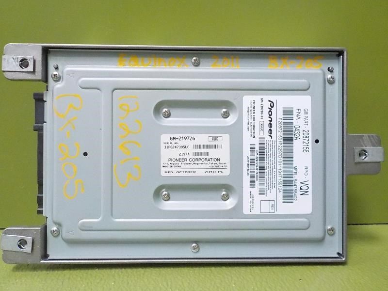 2010-2015 Chevrolet Equinox Audio Amplifier OEM 2087215620832430