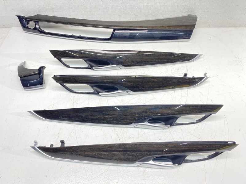 BMW F15 F16 F85 F86 X5 X6 Interior Dashboard Door Panel Oak Wood Trim Set OEM✅