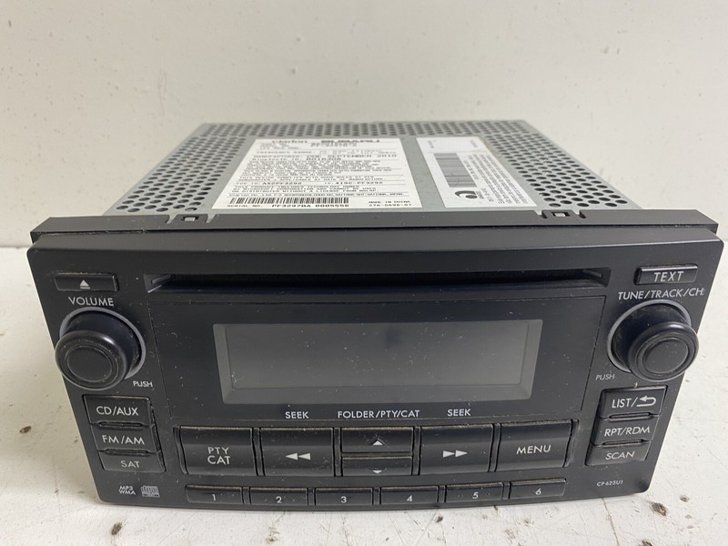 2013 Subaru Forester NON-NAV NON-HD CPC25U1 Radio Stereo Disc CD Player Oem