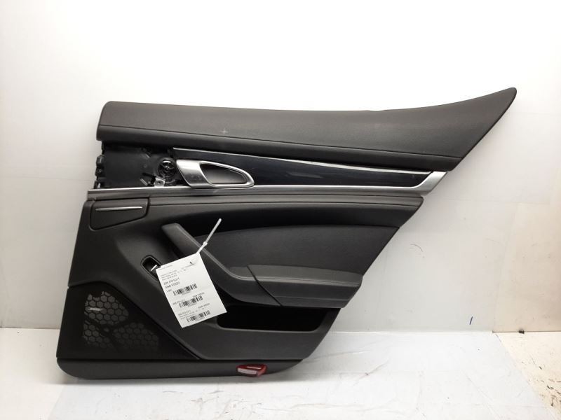 Porsche Panamera 970 Right Rear Door Panel Trim Cover Card Black