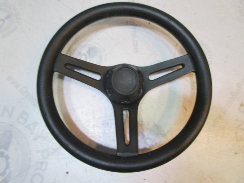 13" Glastron Marine Boat 3 Spoke Plastic Steering Wheel Black 3/4" Tapered Shaft