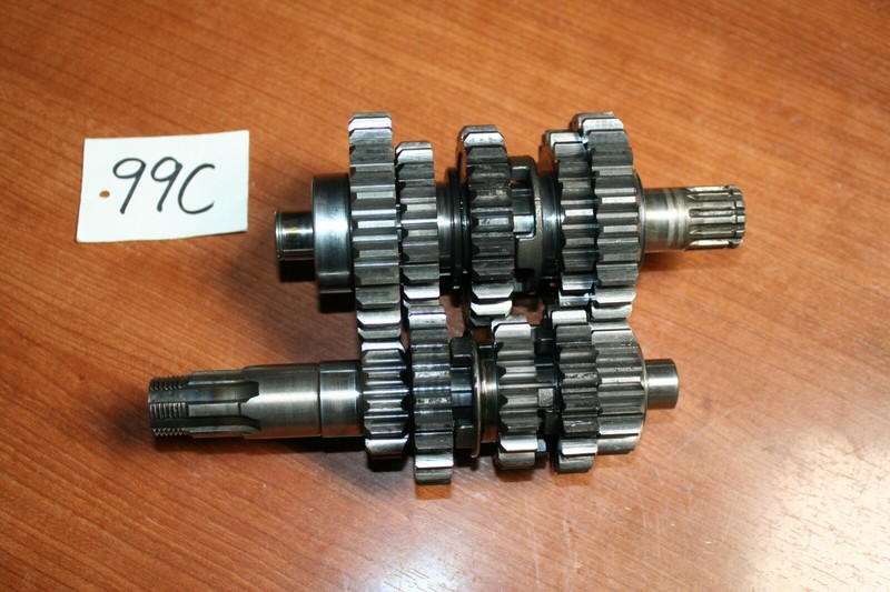 1990 Suzuki RM 250 Transmission Gears Mainshaft Countershaft OEM 90 F
