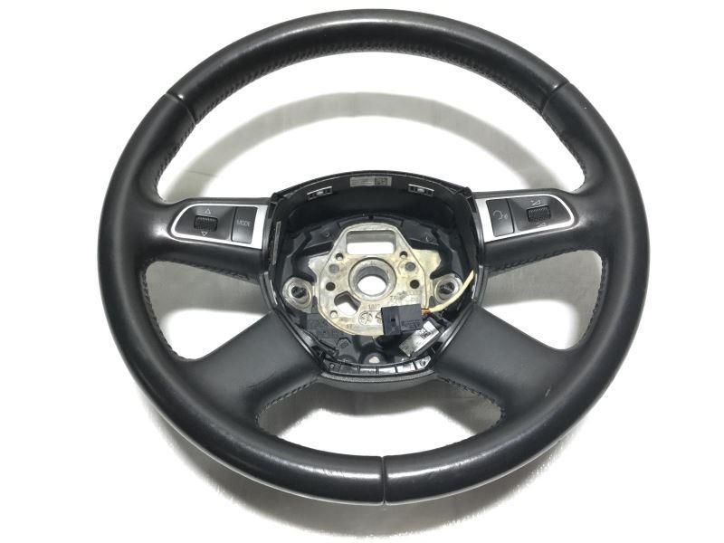 STEERING WHEEL 4 SPOKE LEATHER WITH CONTROLS 2009-2011 AUDI A4 8184