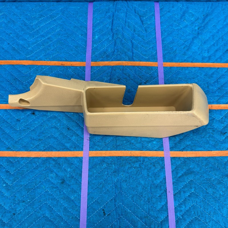 1987–1991 Volvo 780 Bertone Front Passenger Seat Side Storage Pocket Beige OEM