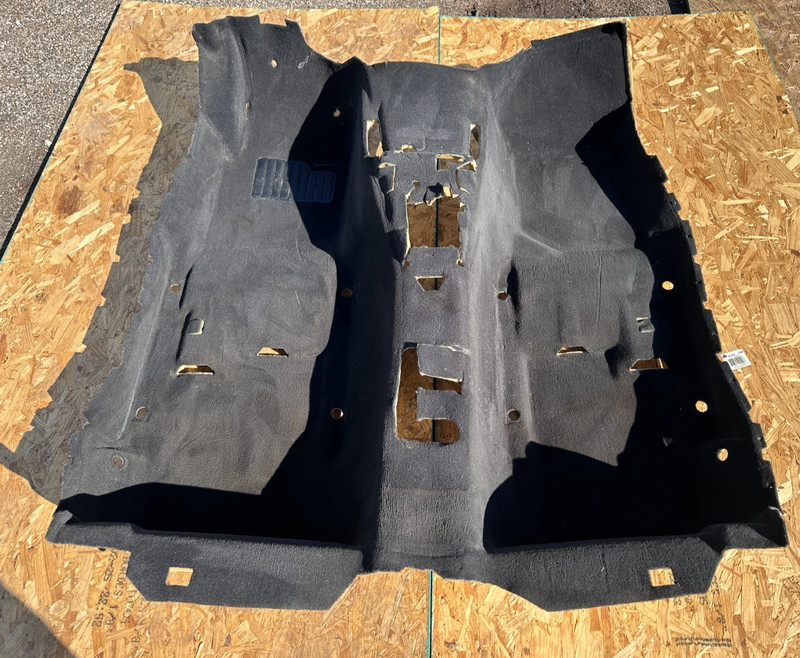 93–00 BMW E36 M3 Convertible Floor Covering Carpet Black Anthrazit OEM 100k Mile