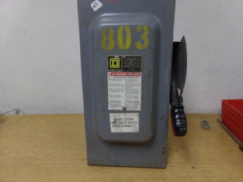 NEW Square D H362 Heavy Duty Series F05 Safety Switch 60A