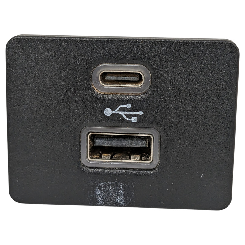 2022 - 2024 FORD MAVERICK CENTER CONSOLE USB POWER OUTLET OEM ML3T14F014AC