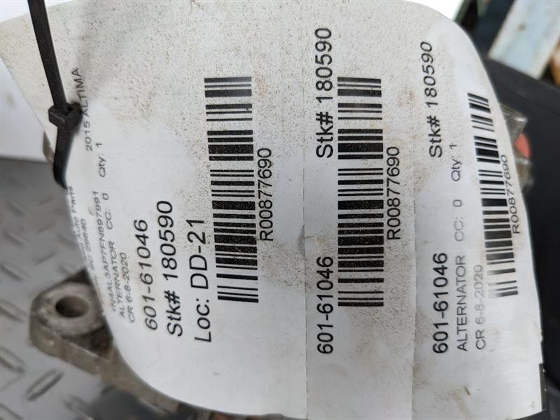 Alternator 4 Cylinder Fits 13-17 ALTIMA 877690