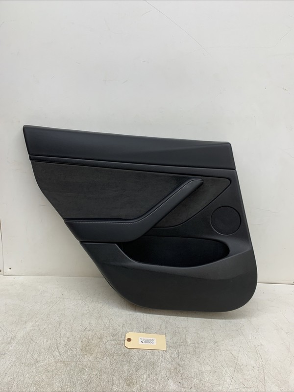 21-23 Tesla Model 3 Rear Driver Side Interior Door Panel Trim Left 50003 C1