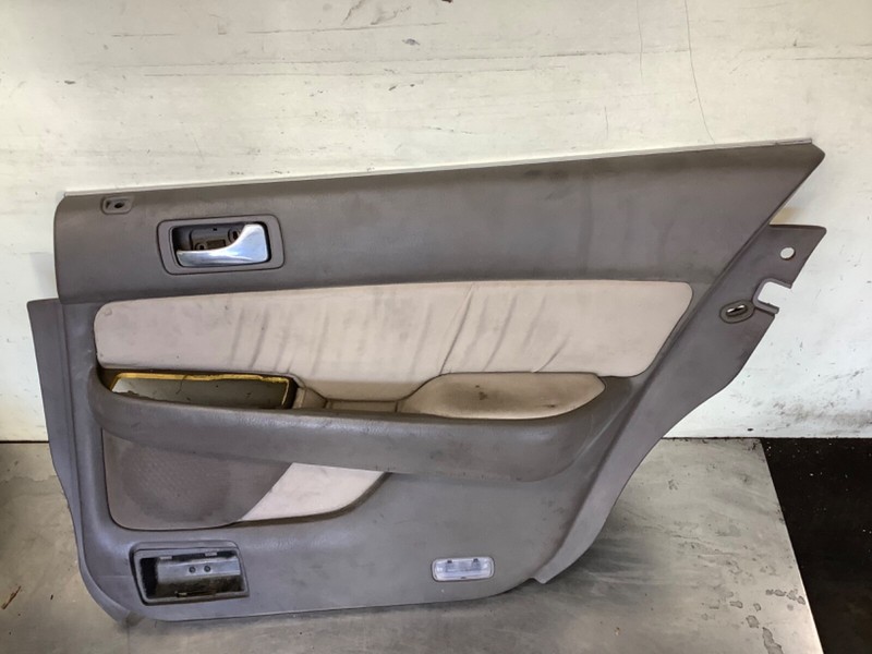 00-04 Acura RL Right Passenger side Rear Door trim,panel Leather, Taupe Used OEM
