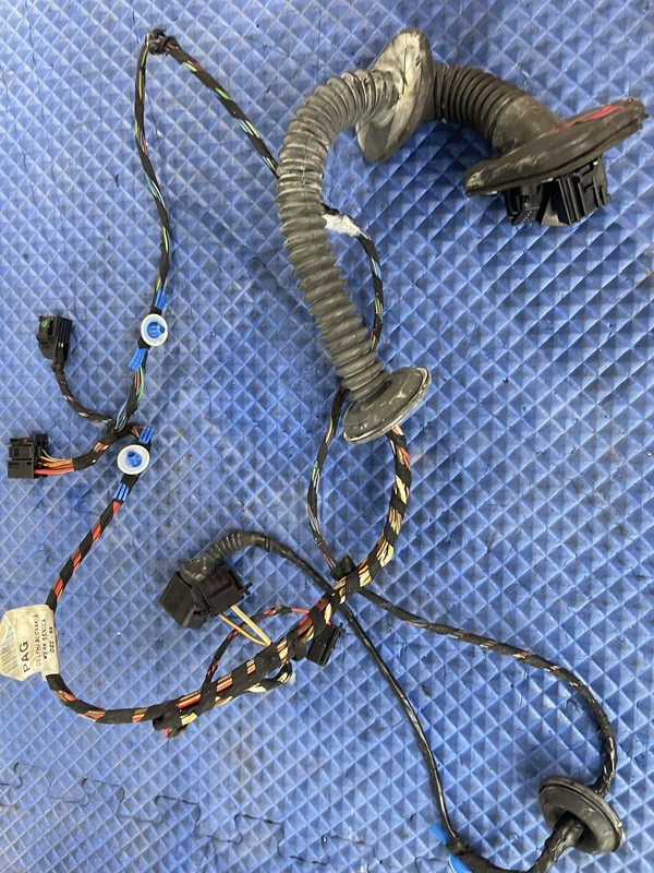 03-06 Porsche Cayenne Front Driver Left Door Harness Assembly Tested Oem