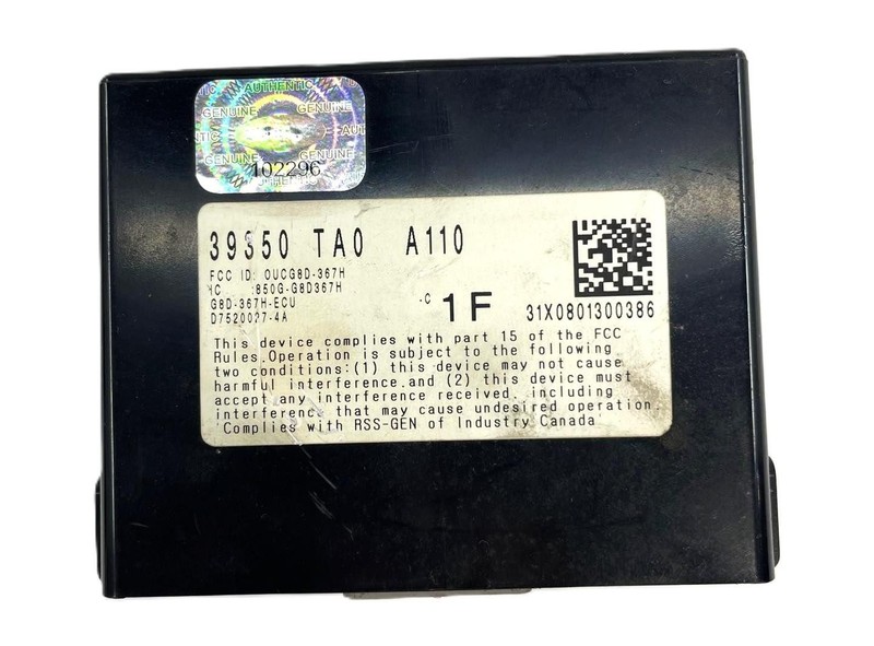 2008-2012 Honda Accord TPMS Sensor Module OEM 39350-TA0-A110