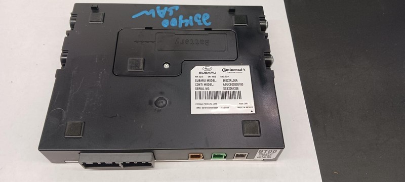2017 SUBARU LEGACY Communication telematics module 86222AL00A OEM 17