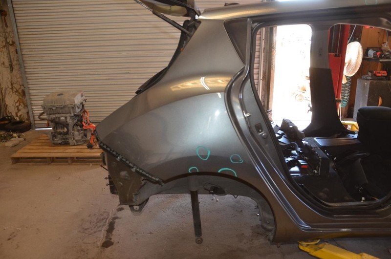 Passenger Right Rear Quarter Panel Fits 13-17 LEAF