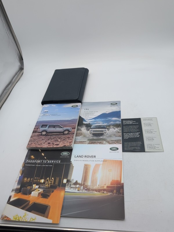 2016 Land Rover LR4 Owners Manual User Guide Set With Case Original